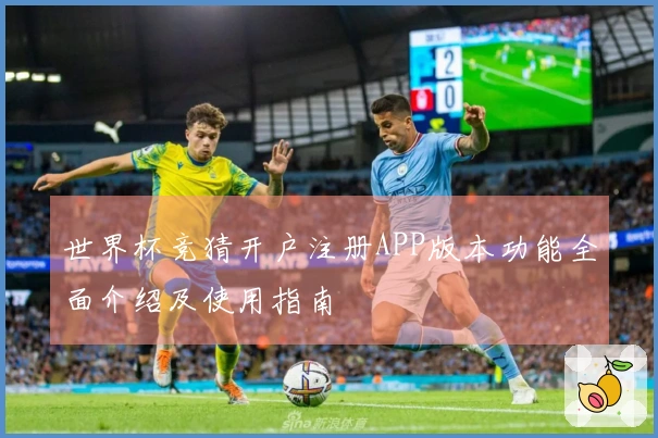 世界杯竞猜开户注册APP版本功能全面介绍及使用指南