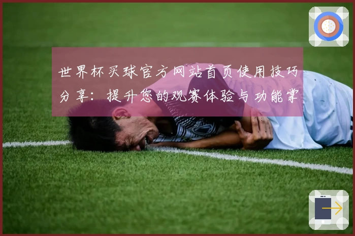 世界杯买球官方网站首页使用技巧分享：提升您的观赛体验与功能掌握